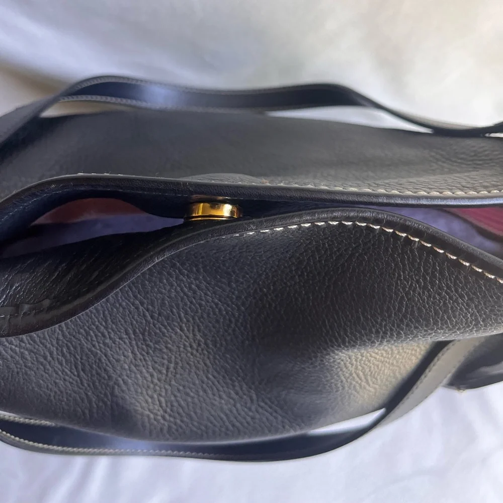Dooney & Bourke Black Leather Kristen Tote - Picture 6 of 16